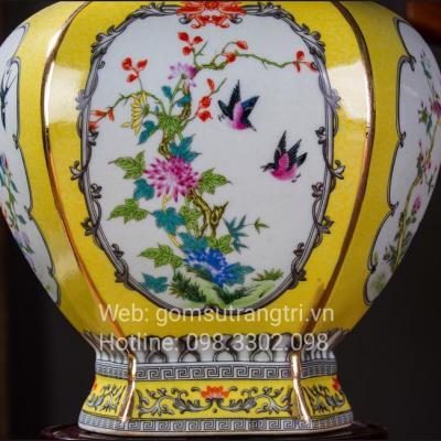 Bình lục giác tứ quý